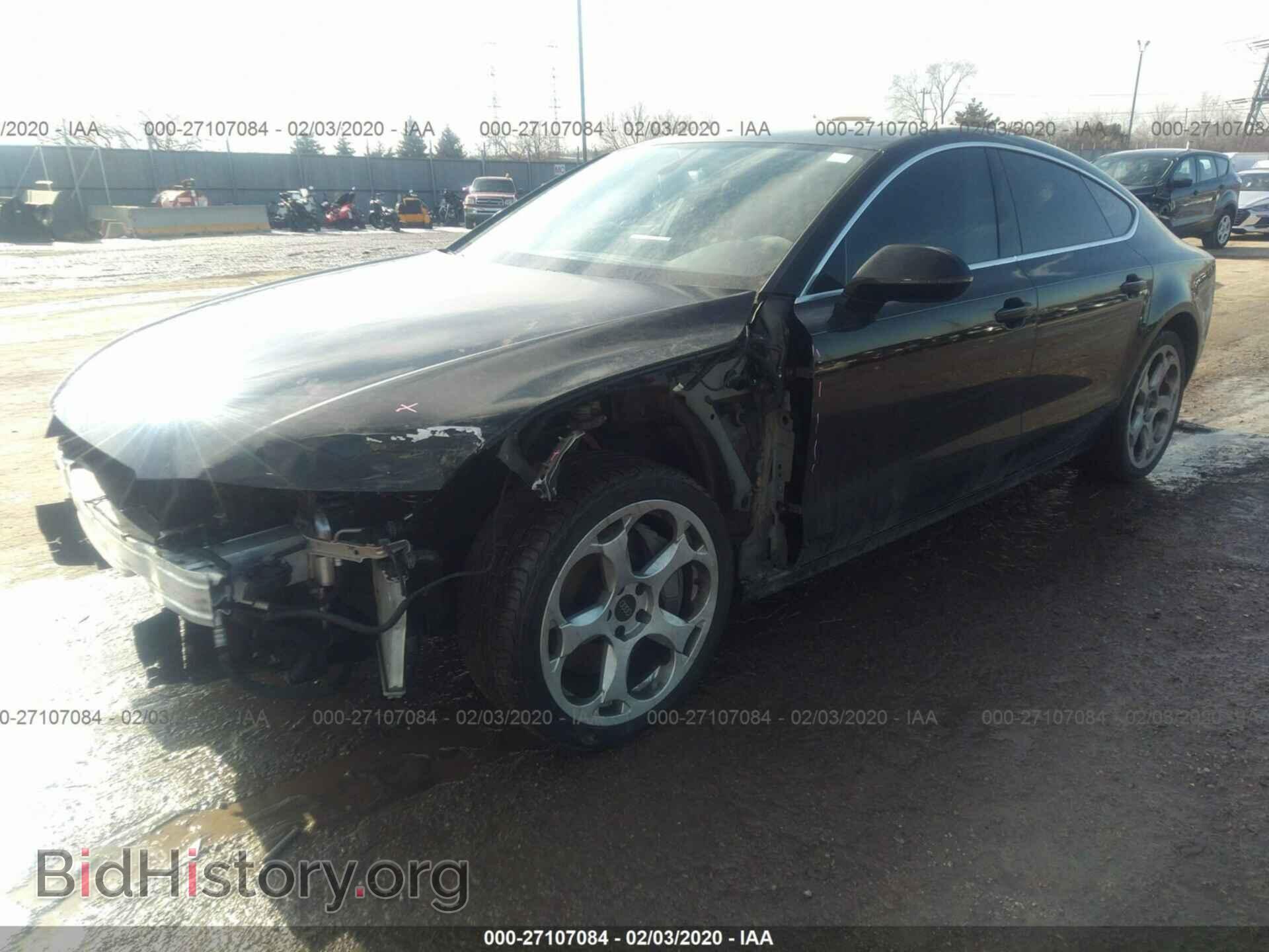 2012 AUDI A7 - VIN: WAUYGAFCXCN052424 - Фото 2