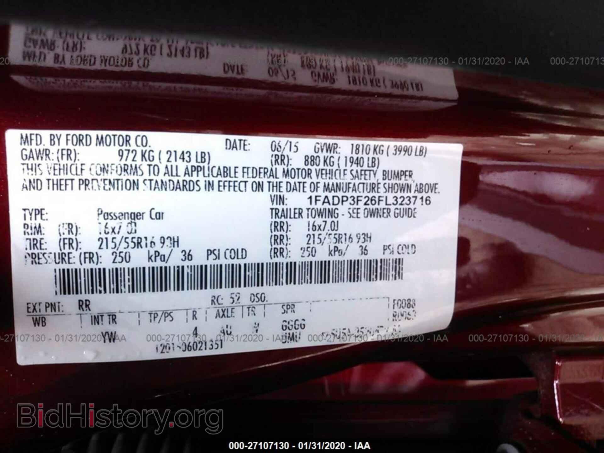 2015 FORD FOCUS - VIN: 1FADP3F26FL323716 - Photo 9