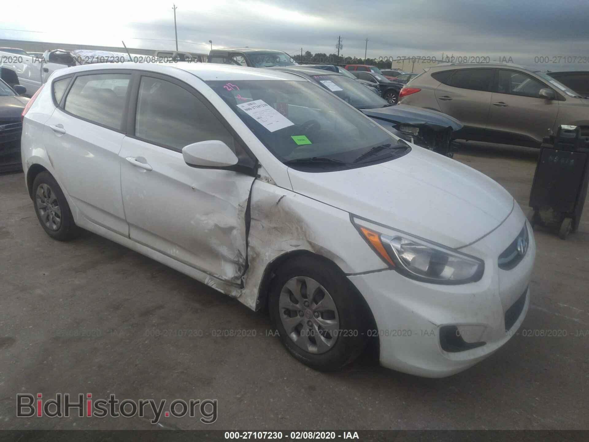 Фотография KMHCT5AE4HU322734 - HYUNDAI ACCENT 2017