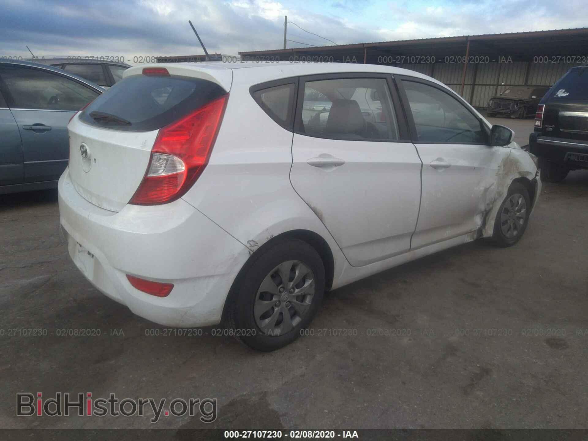 2017 HYUNDAI ACCENT - VIN: KMHCT5AE4HU322734 - Фото 4