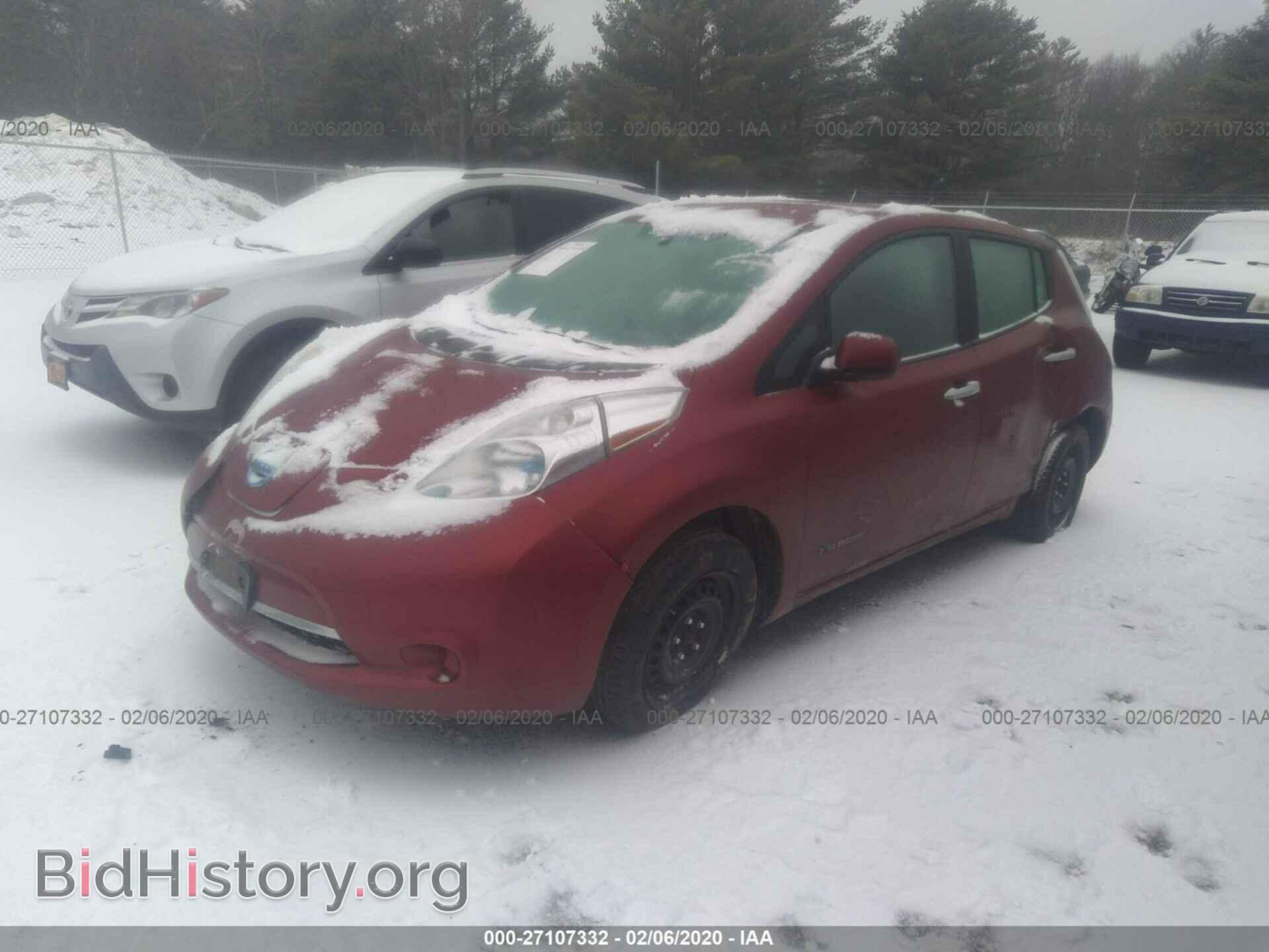 2013 NISSAN LEAF - VIN: 1N4AZ0CP6DC413232 - Фото 2