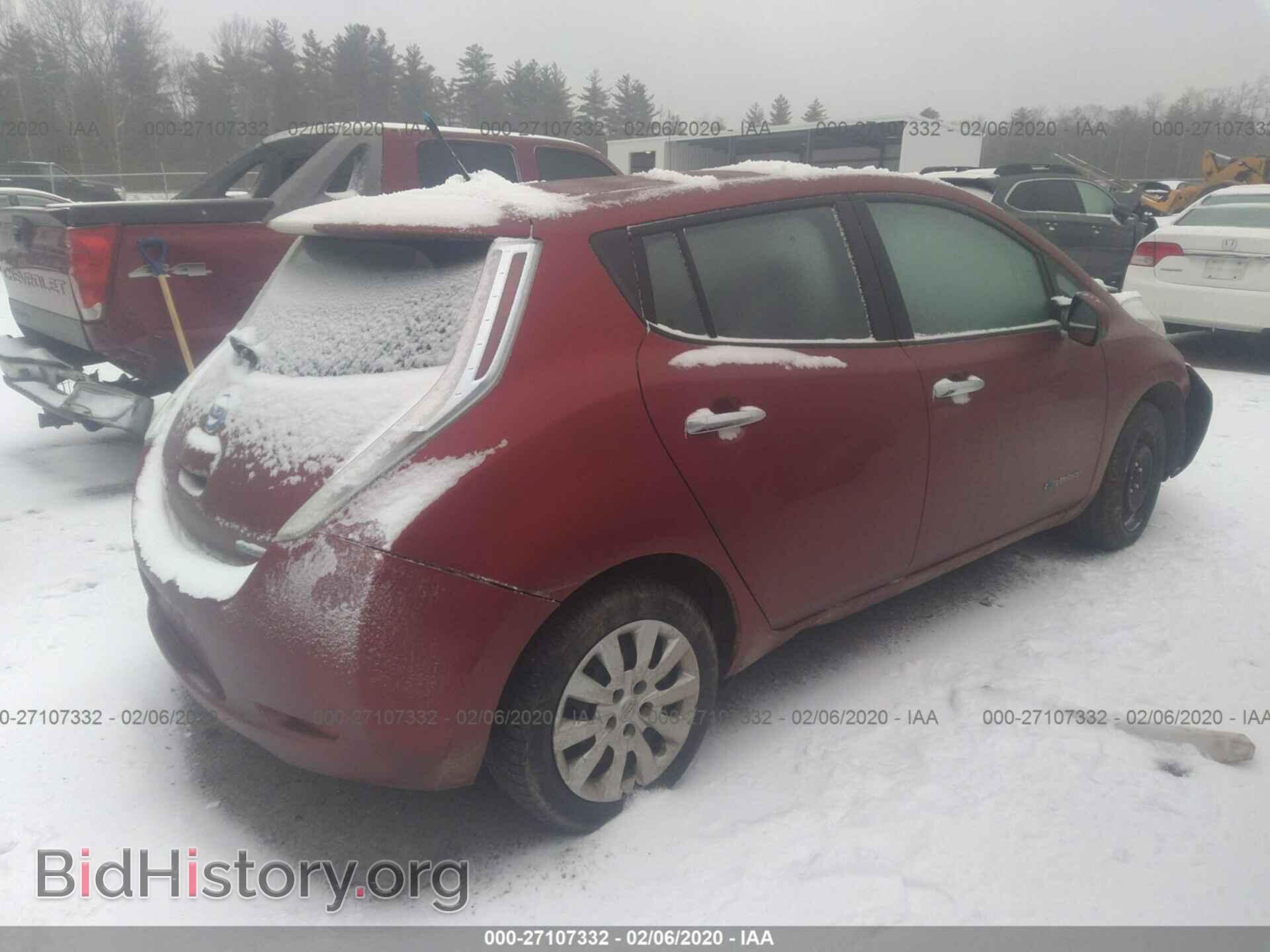 2013 NISSAN LEAF - VIN: 1N4AZ0CP6DC413232 - Фото 4