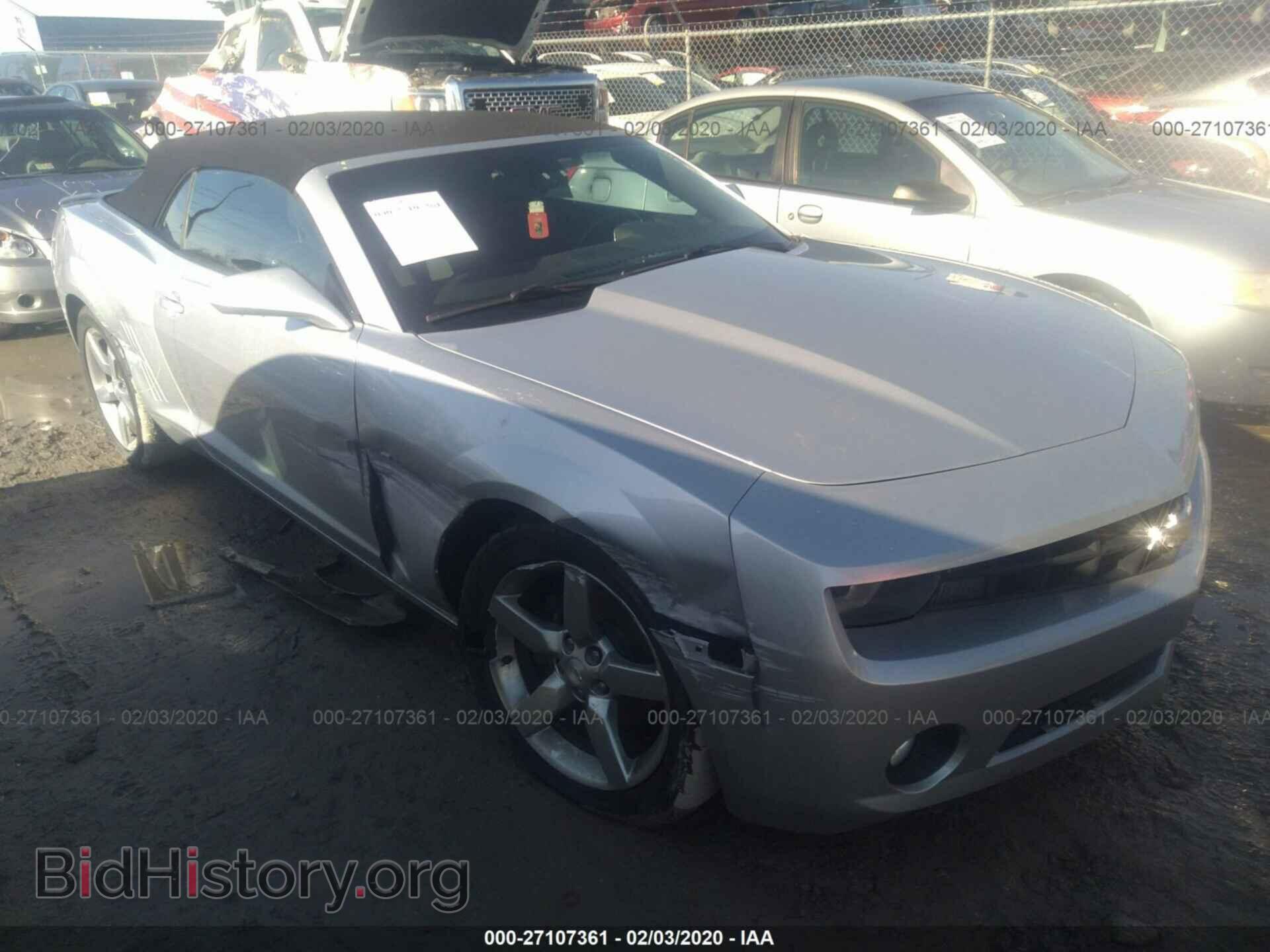 Photo 2G1FB3D34C9173954 - CHEVROLET CAMARO 2012