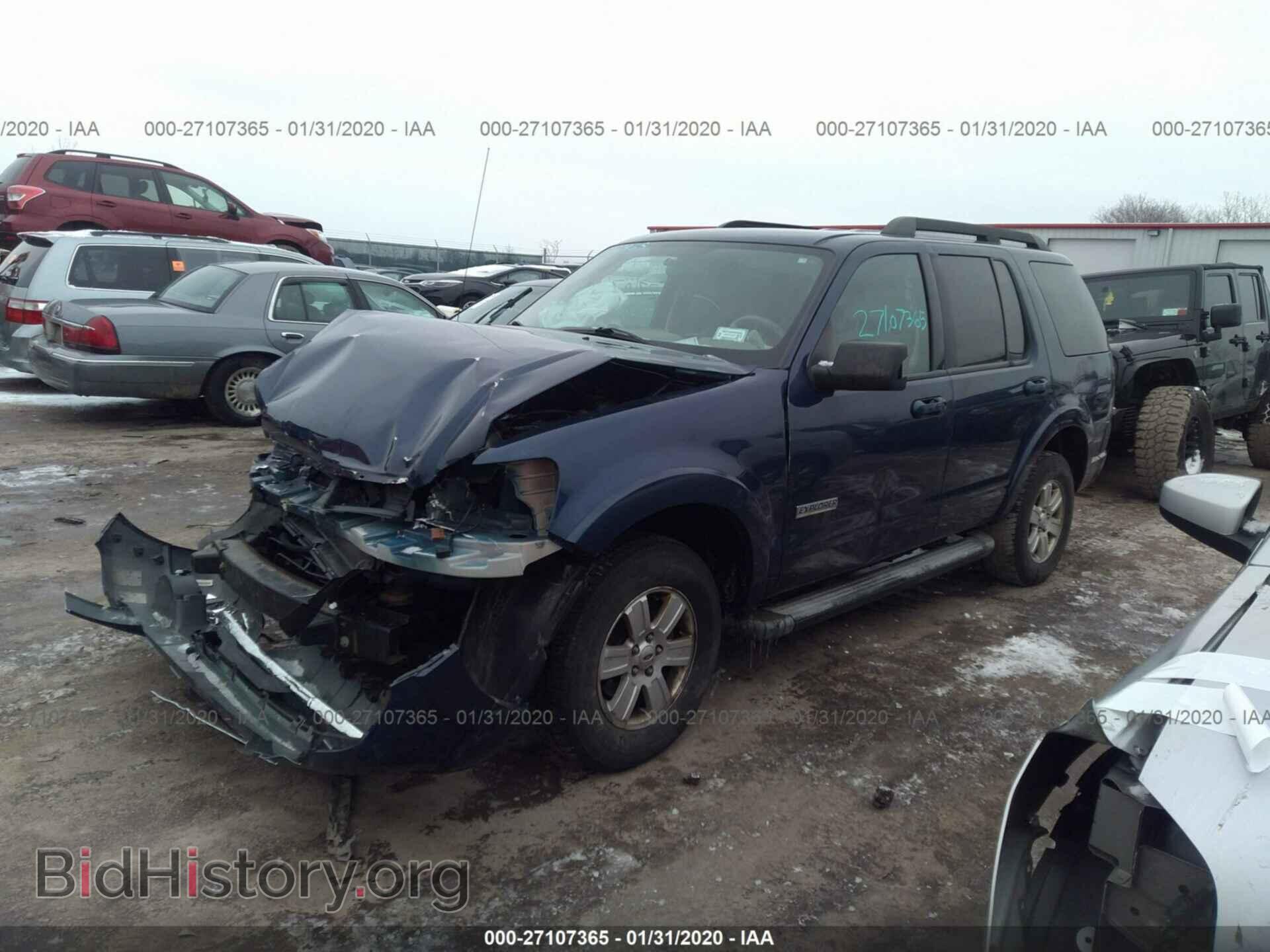 2007 FORD EXPLORER - VIN: 1FMEU73E77UB31015 - Фото 2