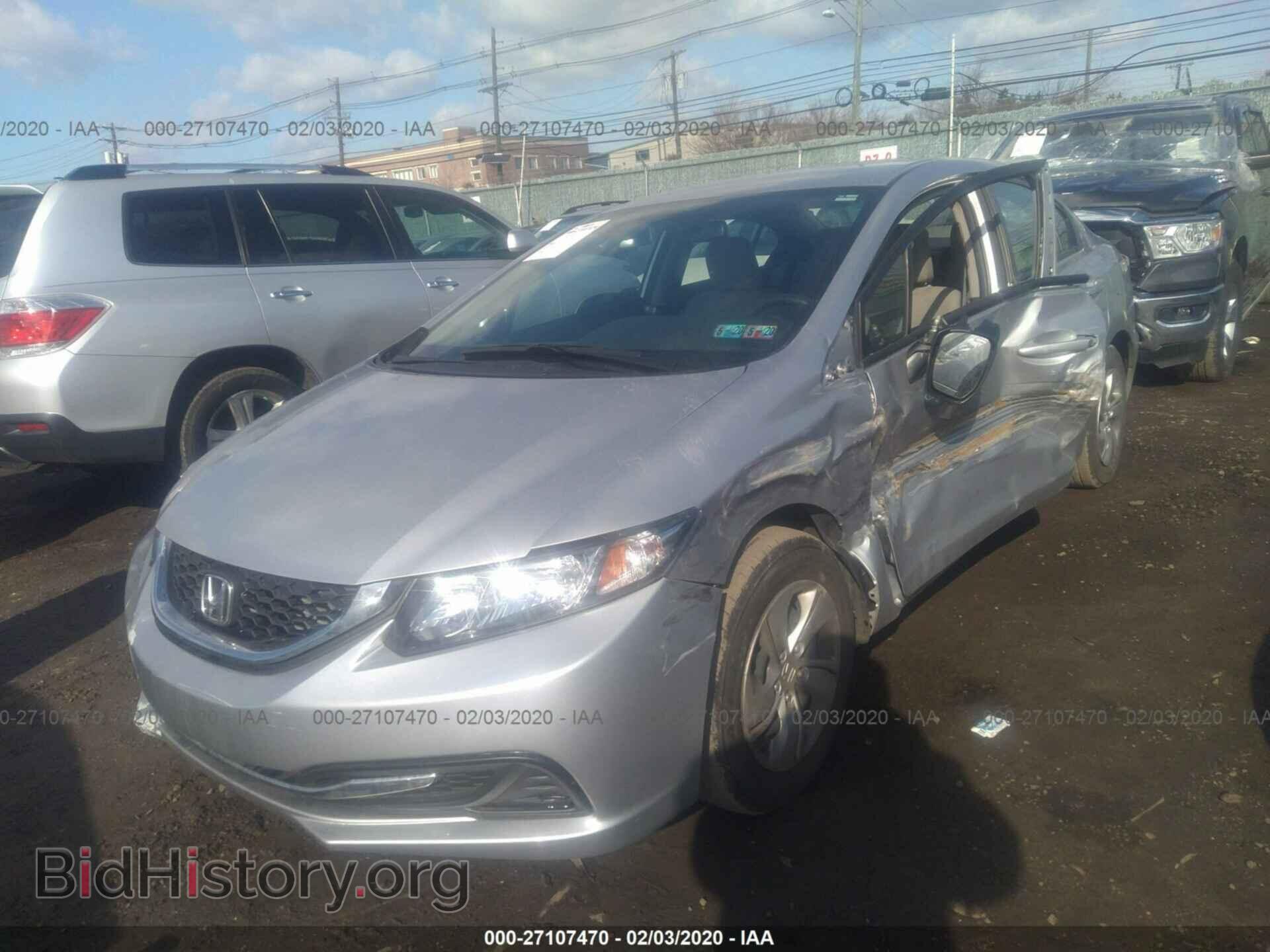 2013 HONDA CIVIC - VIN: 19XFB2F59DE265578 - Фото 2