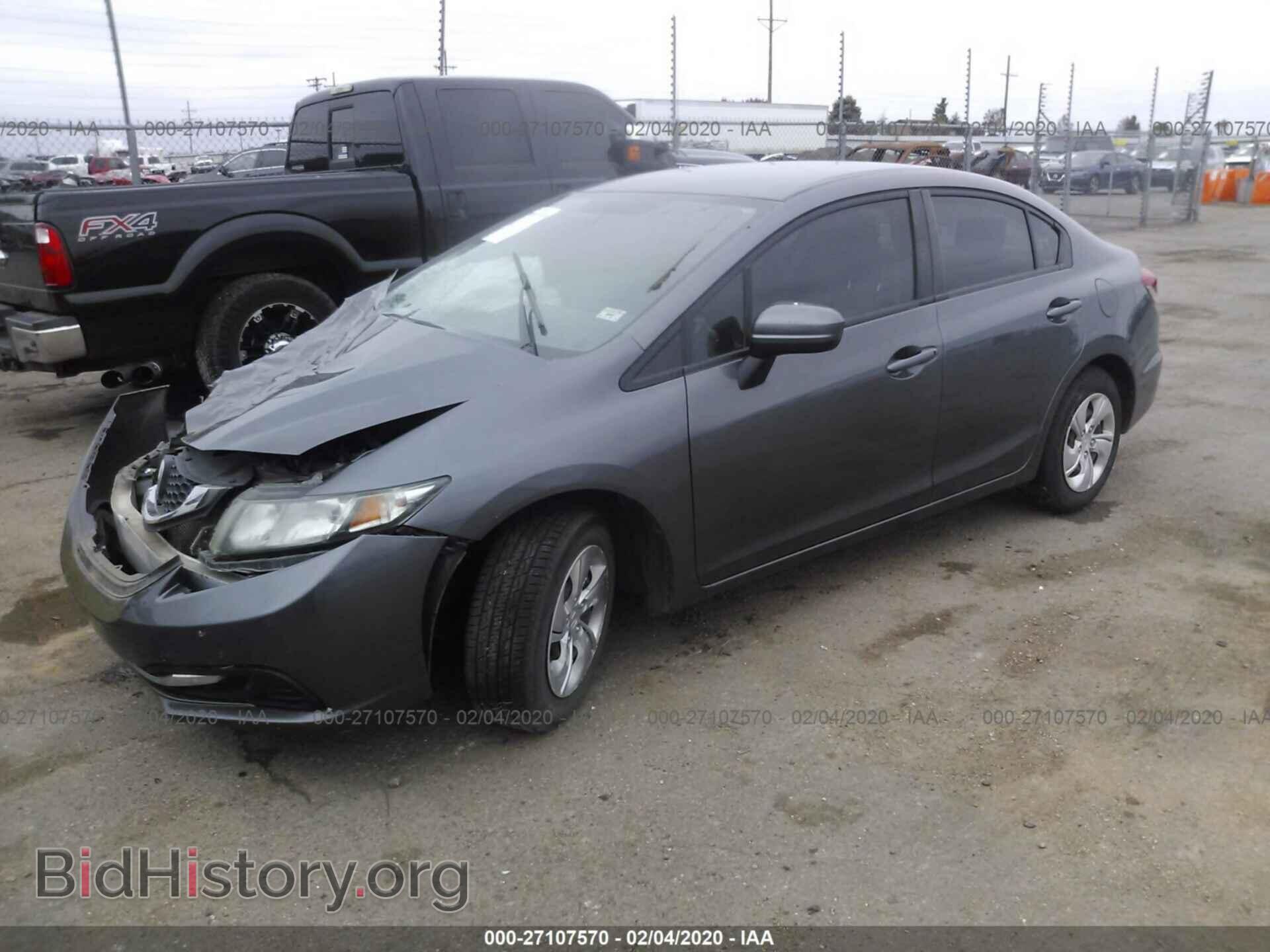 2014 HONDA CIVIC - VIN: 19XFB2F53EE006411 - Фото 2