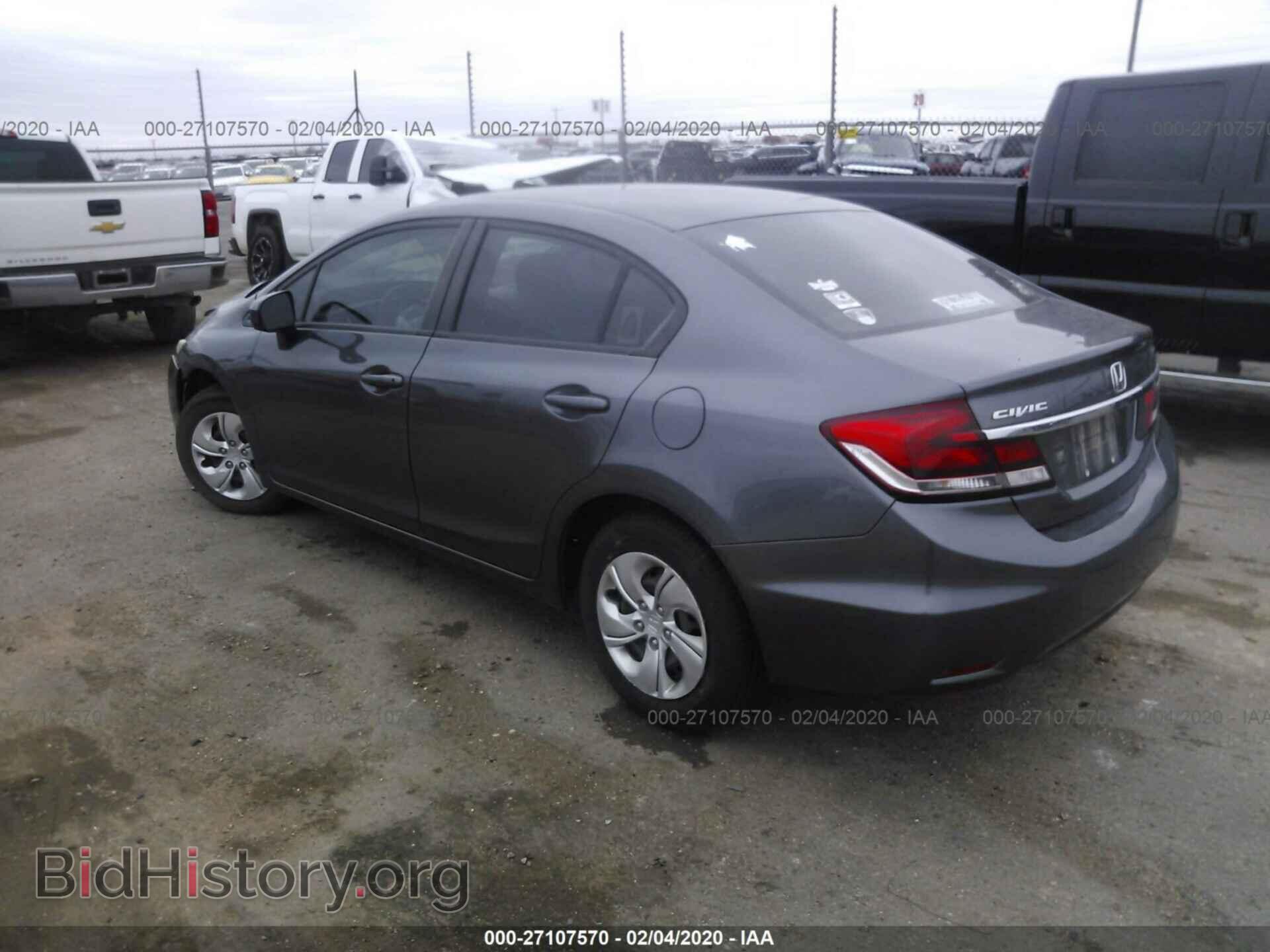2014 HONDA CIVIC - VIN: 19XFB2F53EE006411 - Фото 3