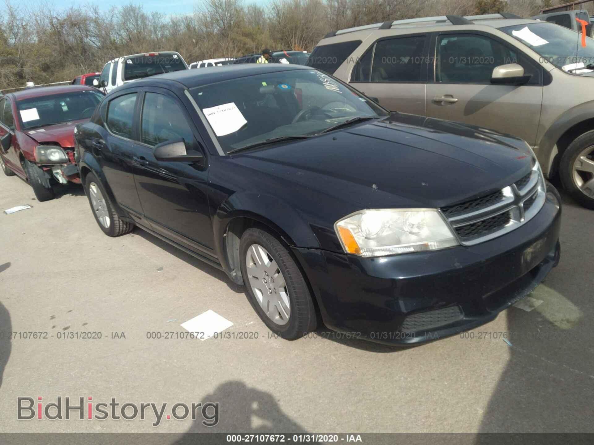 Photo 1B3BD4FB2BN540437 - DODGE AVENGER 2011