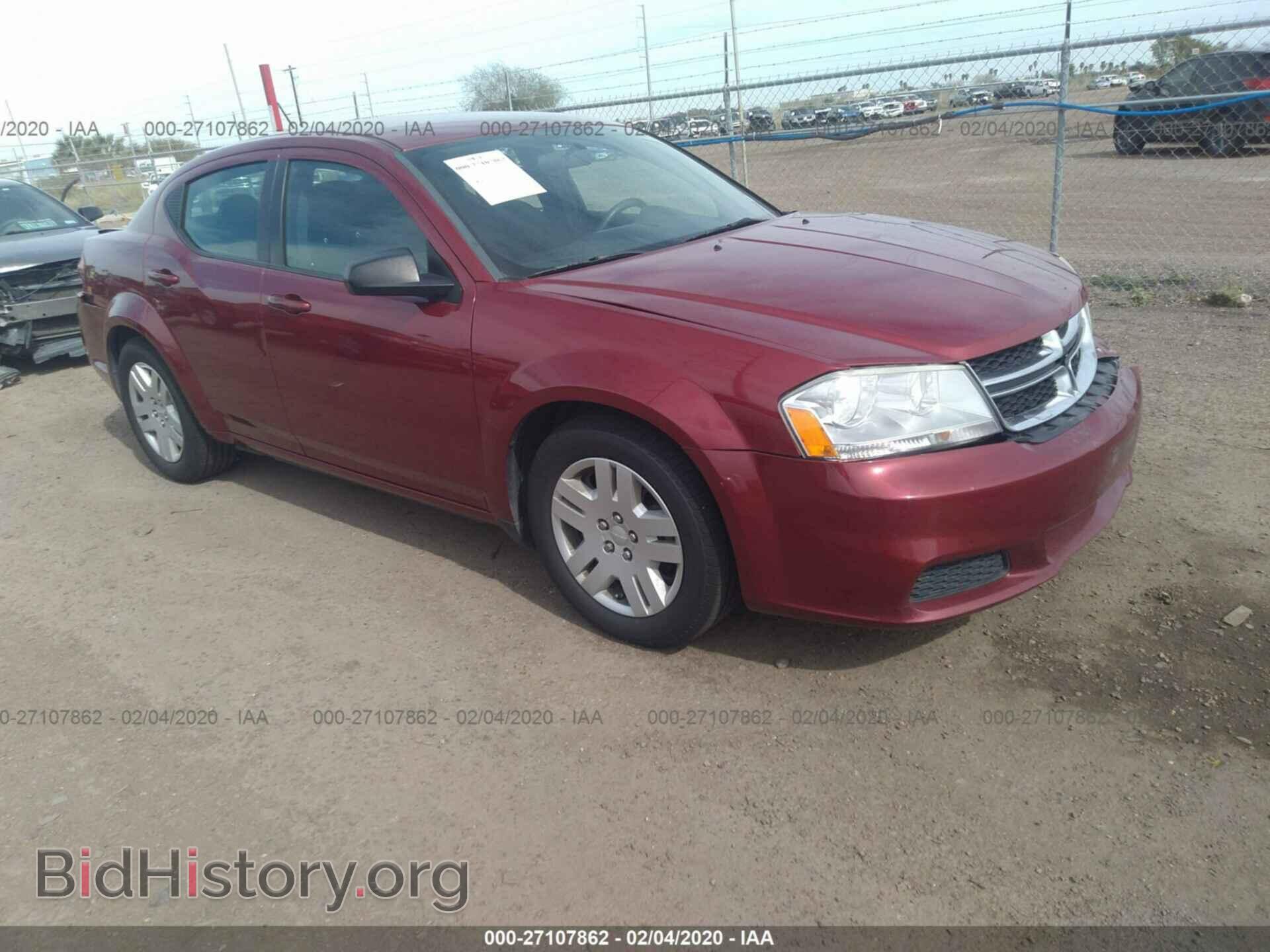 Фотография 1C3CDZAB8EN219356 - DODGE AVENGER 2014