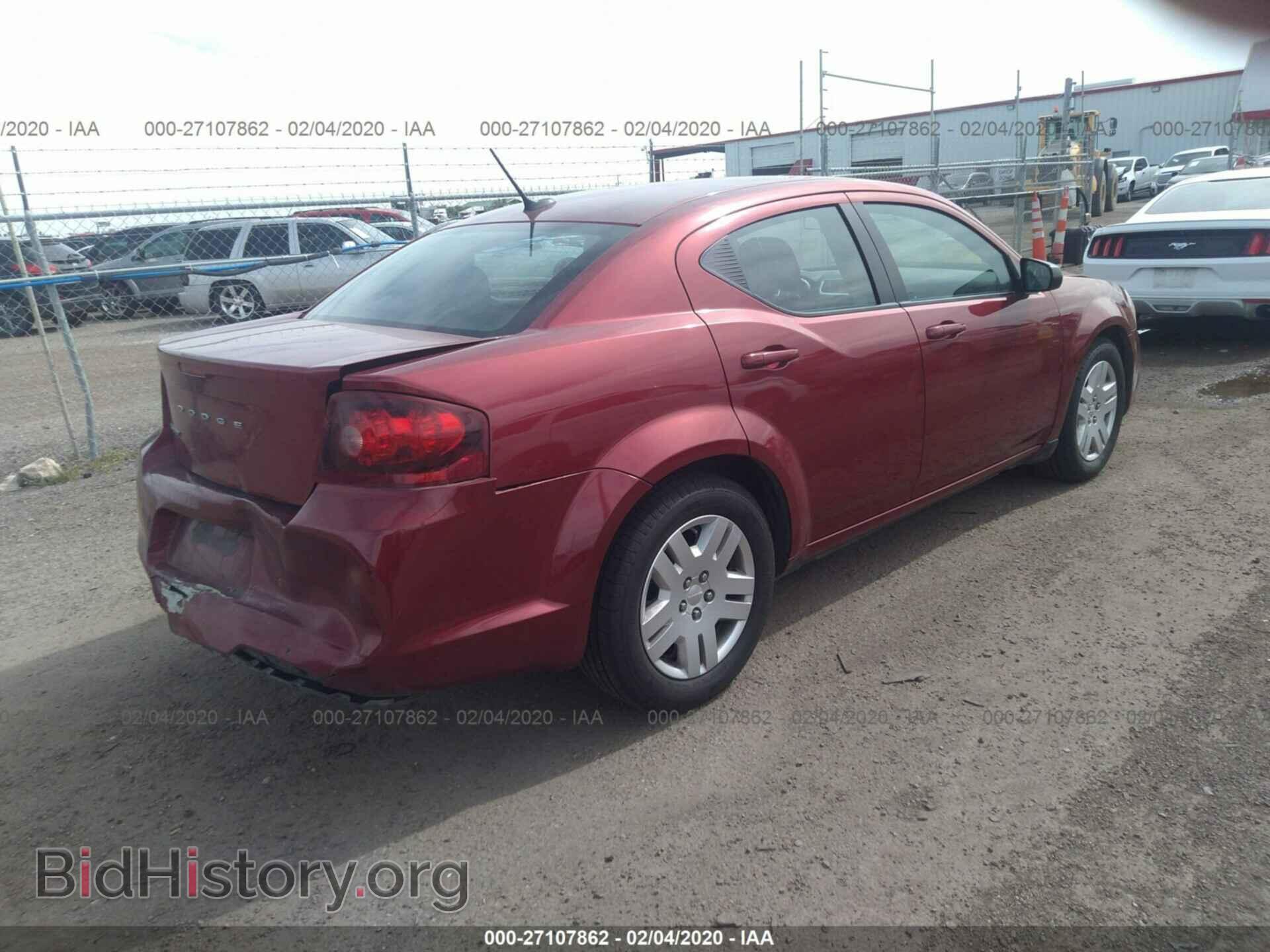 2014 DODGE AVENGER - VIN: 1C3CDZAB8EN219356 - Фото 4