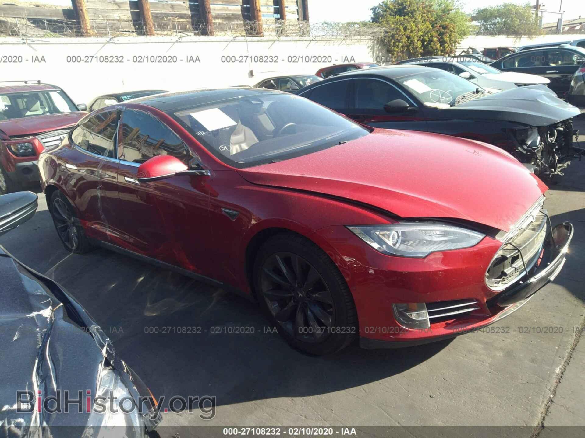 Photo 5YJSA1H14EFP53922 - TESLA MODEL S 2014