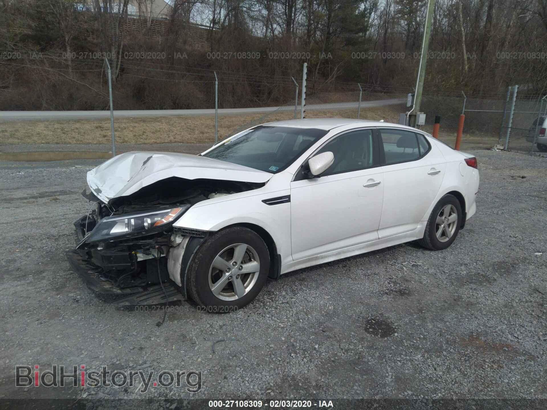 2015 KIA OPTIMA - VIN: KNAGM4A75F5659772 - Фото 2