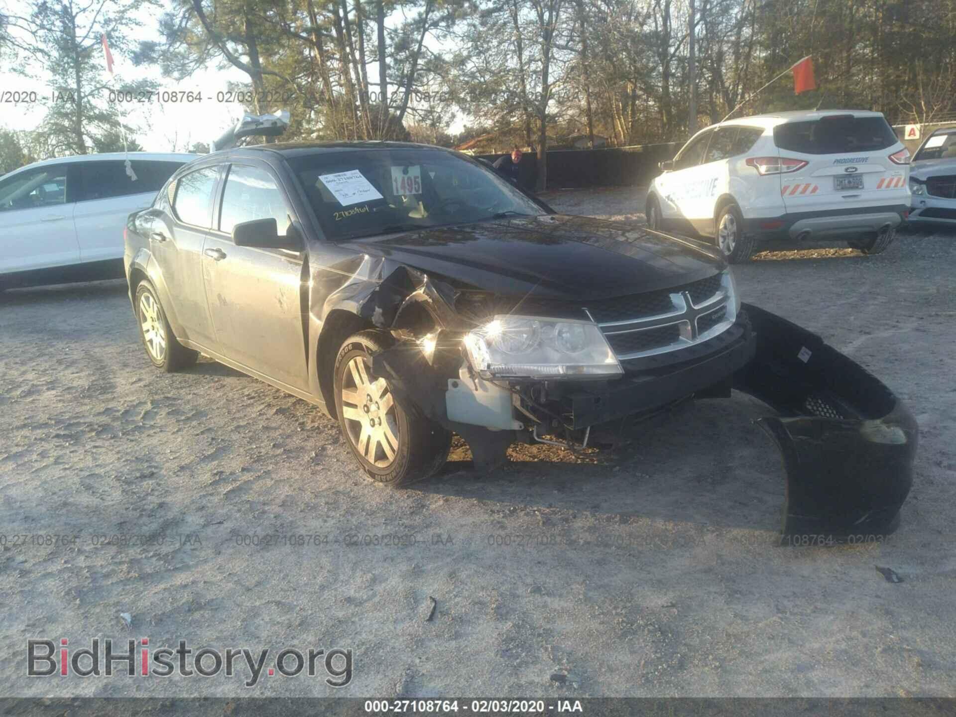 Photo 1C3CDZAB7CN329537 - DODGE AVENGER 2012