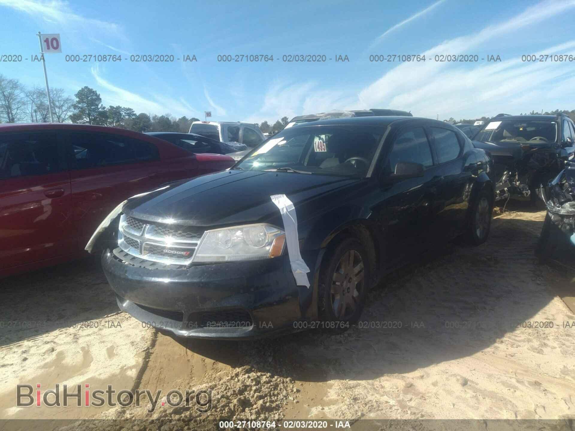 2012 DODGE AVENGER - VIN: 1C3CDZAB7CN329537 - Фото 2