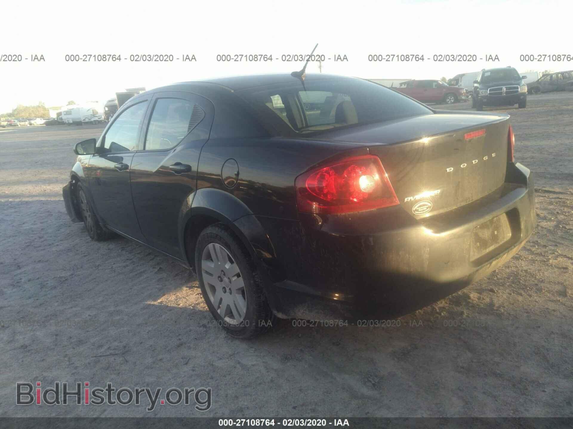 2012 DODGE AVENGER - VIN: 1C3CDZAB7CN329537 - Фото 3