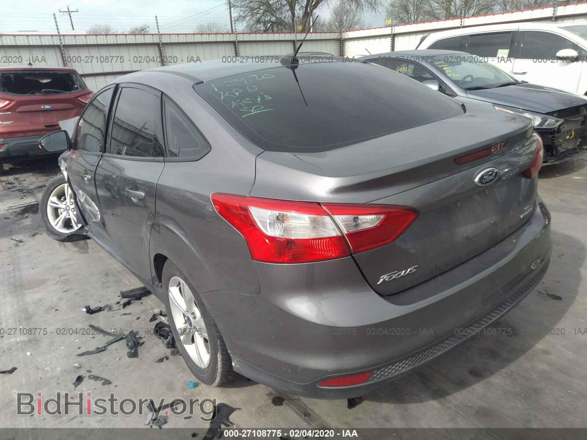 2014 FORD FOCUS - VIN: 1FADP3F27EL208542 - Фото 3