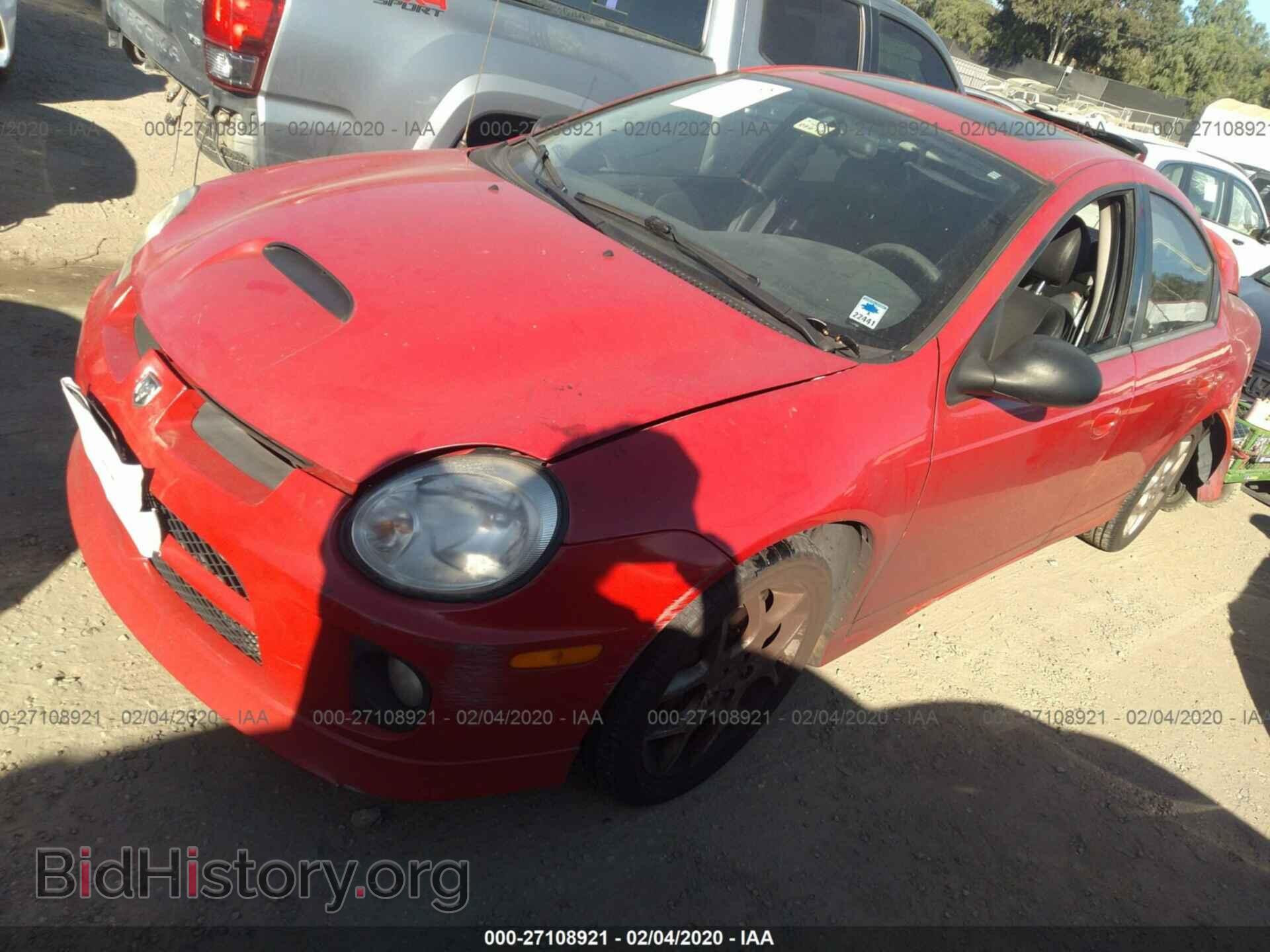 2004 DODGE NEON - VIN: 1B3AS66S54D530460 - Фото 2