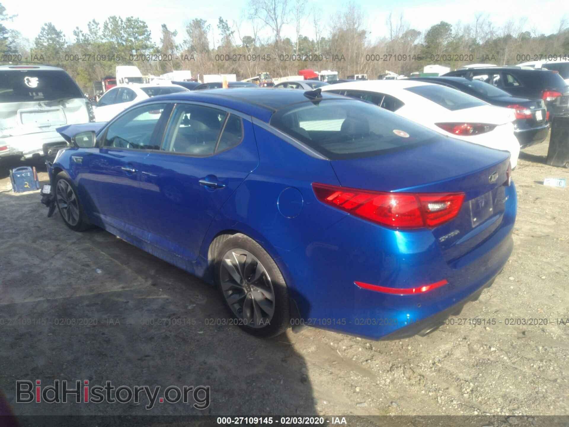 2015 KIA OPTIMA - VIN: 5XXGR4A69FG373768 - Photo 3