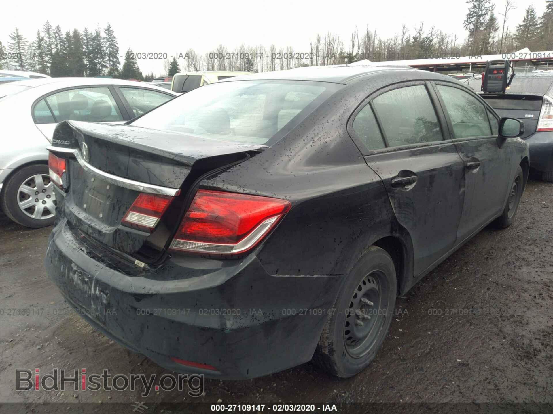 2013 HONDA CIVIC - VIN: 19XFB2F5XDE216793 - Фото 4