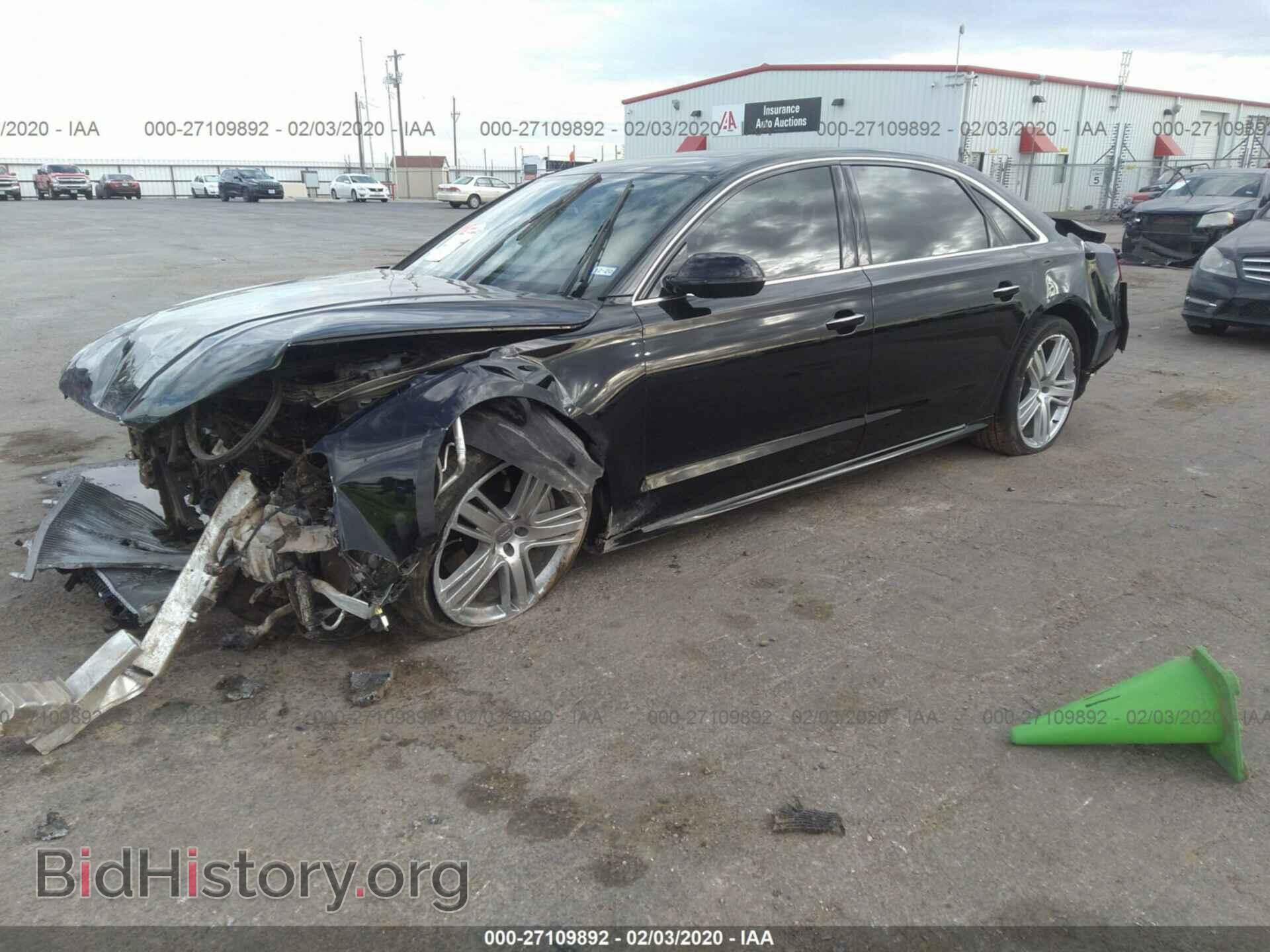 2016 AUDI A8 - VIN: WAU43AFD1GN009535 - Фото 2