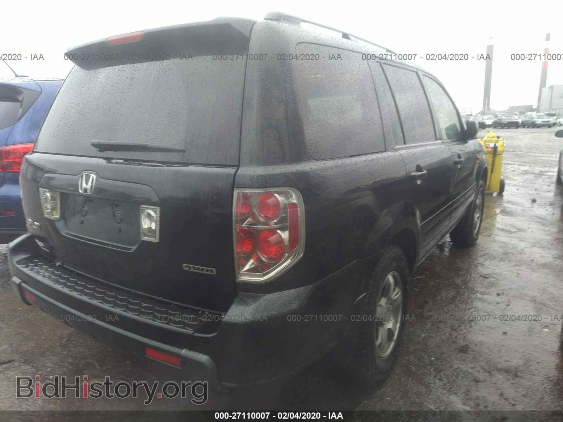 2006 HONDA PILOT - VIN: 2HKYF18486H543929 - Фото 4