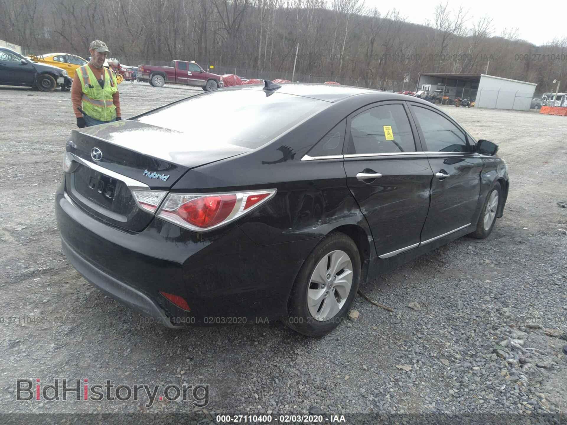 2014 HYUNDAI SONATA - VIN: KMHEC4A4XEA107799 - Фото 4