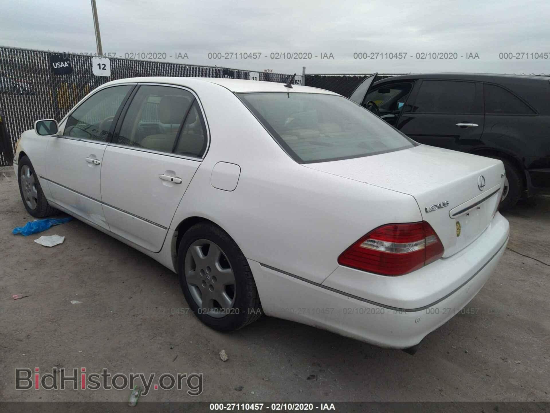 2004 LEXUS LS - VIN: JTHBN36F540162802 - Photo 3