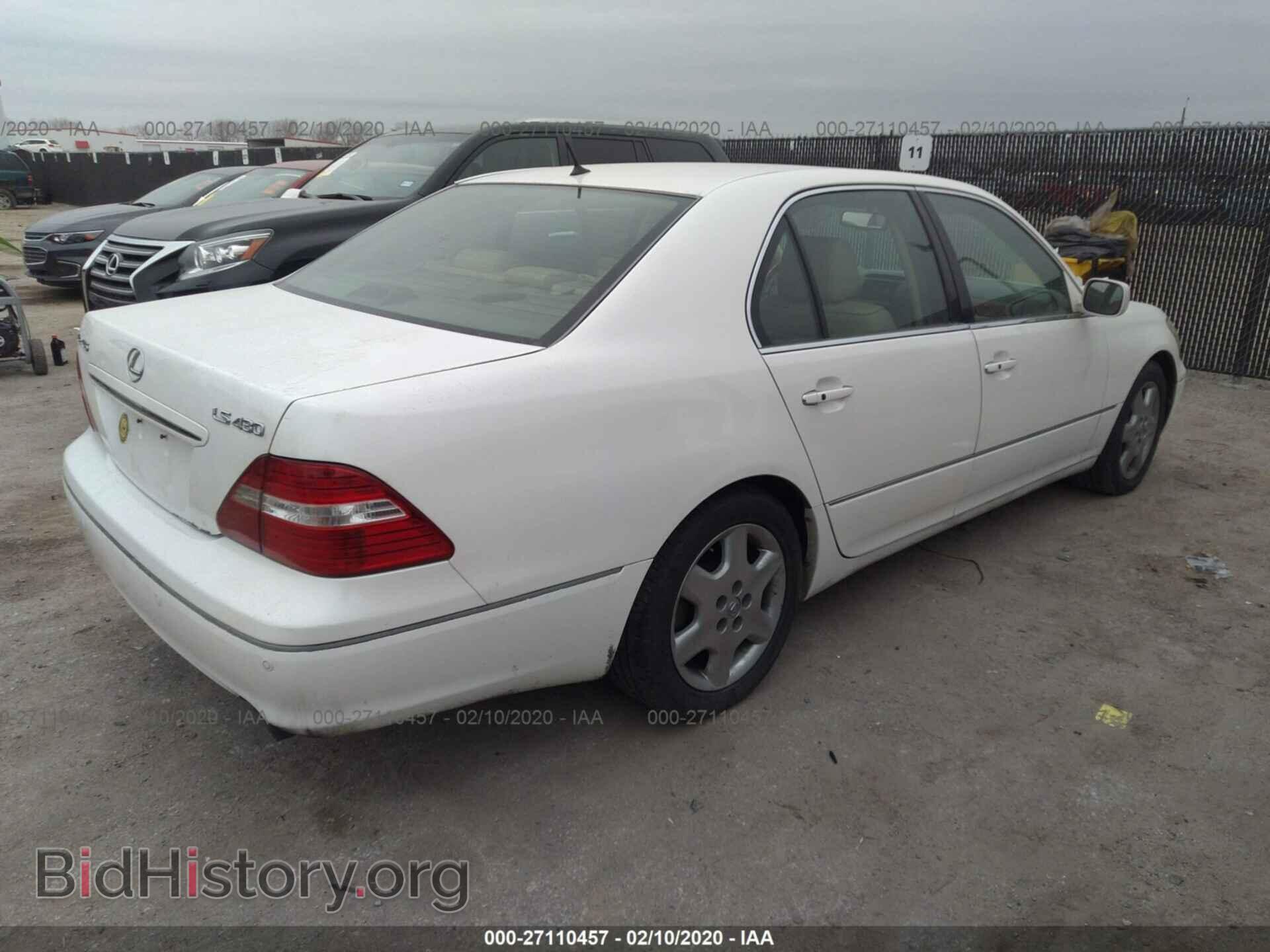 2004 LEXUS LS - VIN: JTHBN36F540162802 - Photo 4