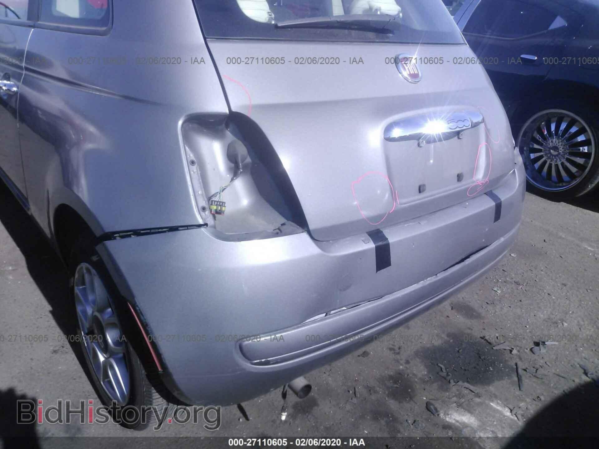 2012 FIAT 500 - VIN: 3C3CFFAR6CT104306 - Фото 6