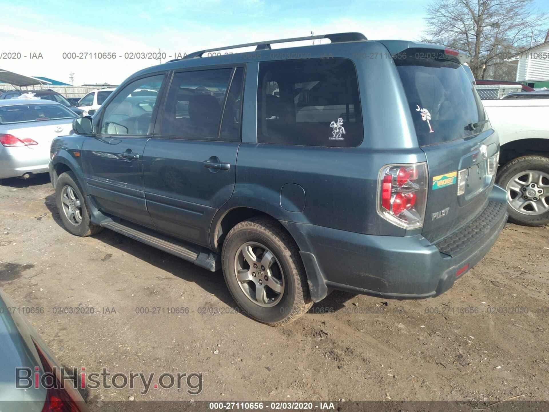 2006 HONDA PILOT - VIN: 5FNYF285X6B035877 - Фото 3