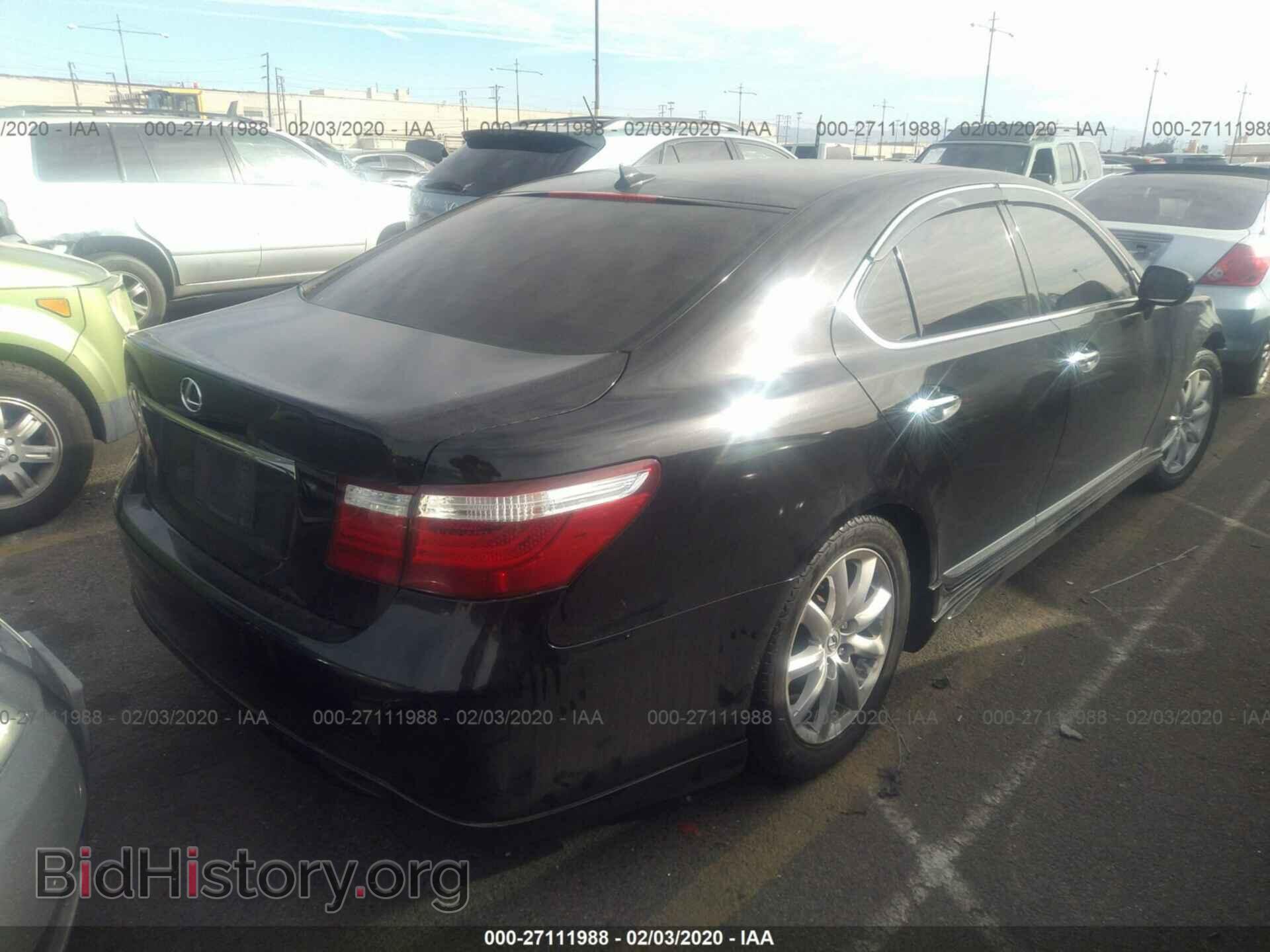2007 LEXUS LS - VIN: JTHBL46F475042024 - Фото 4