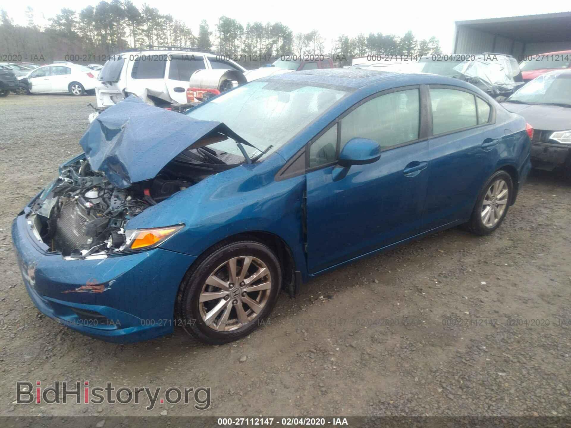 2012 HONDA CIVIC - VIN: 2HGFB2F81CH582818 - Фото 2