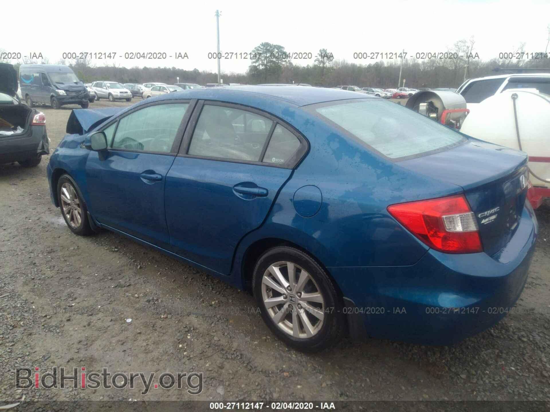 2012 HONDA CIVIC - VIN: 2HGFB2F81CH582818 - Фото 3
