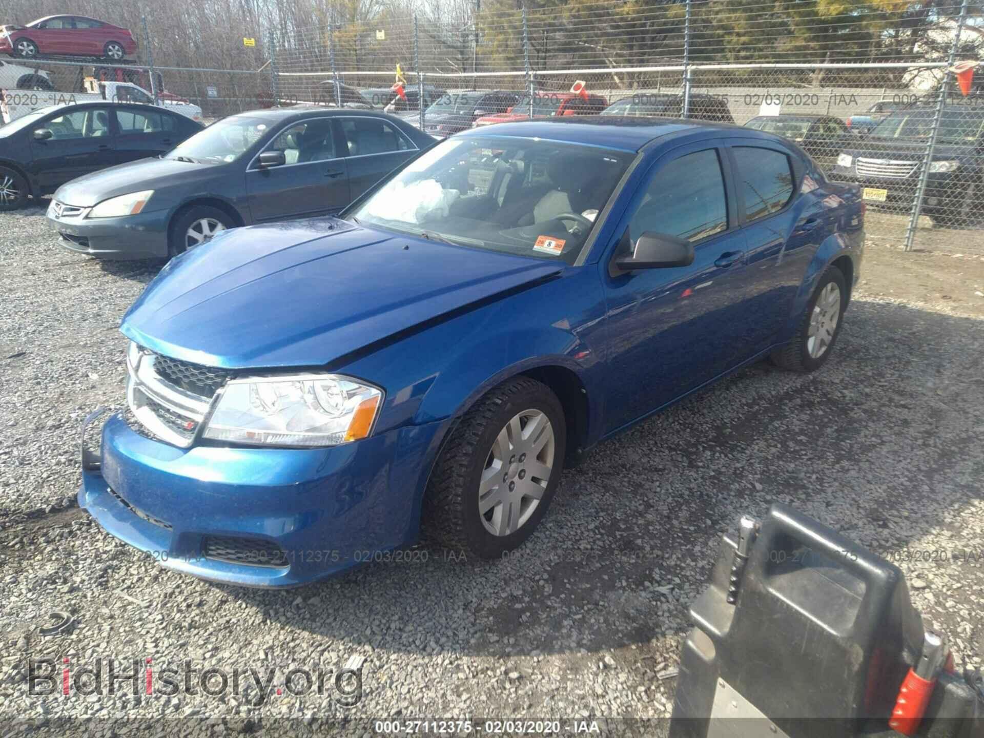 2013 DODGE AVENGER - VIN: 1C3CDZAB1DN616521 - Фото 2