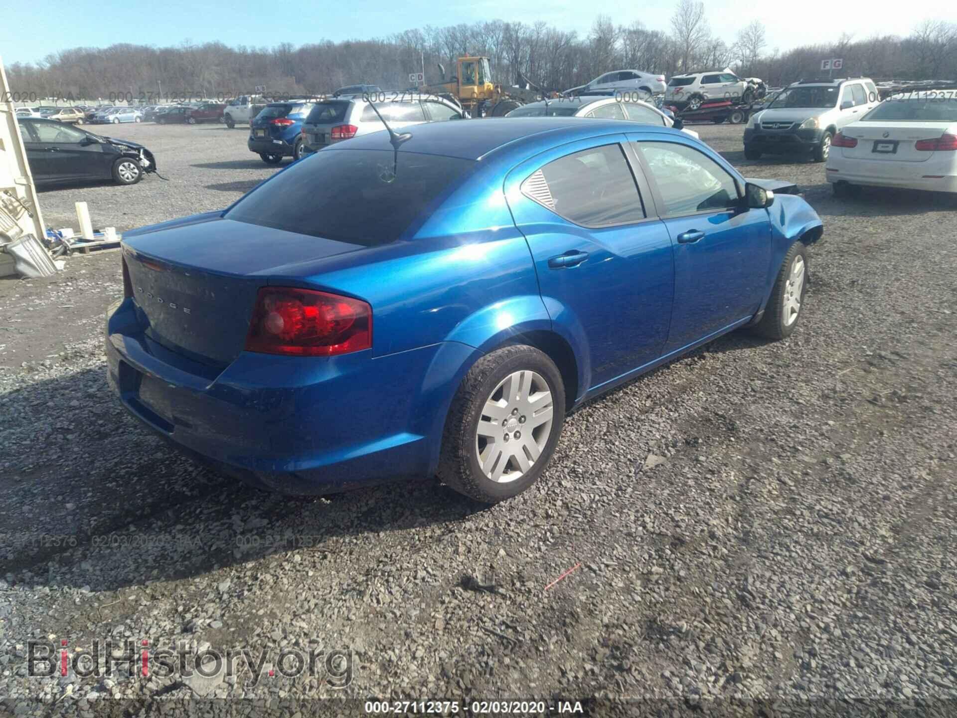 2013 DODGE AVENGER - VIN: 1C3CDZAB1DN616521 - Фото 4
