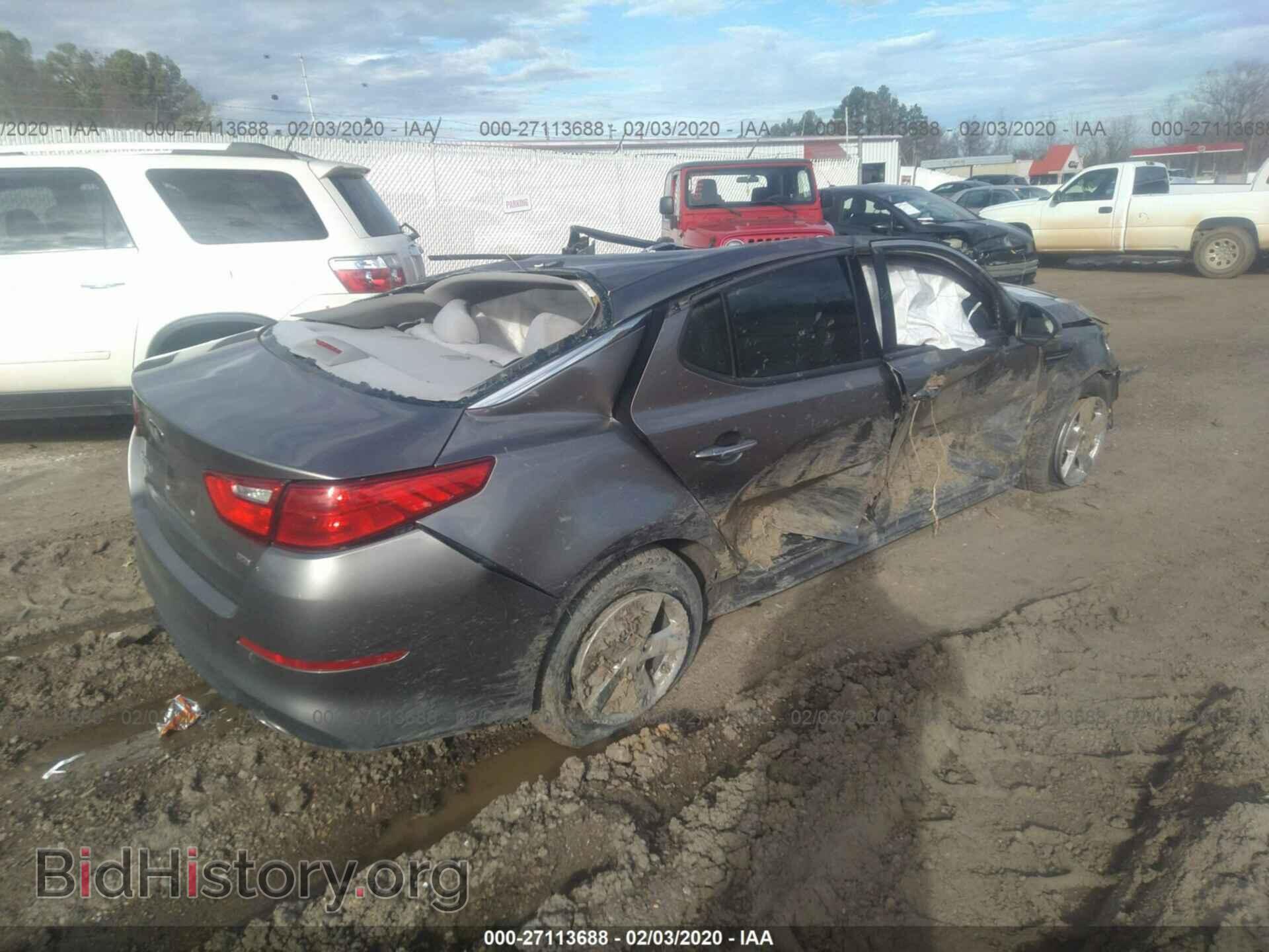 2015 KIA OPTIMA - VIN: 5XXGM4A71FG374470 - Фото 4