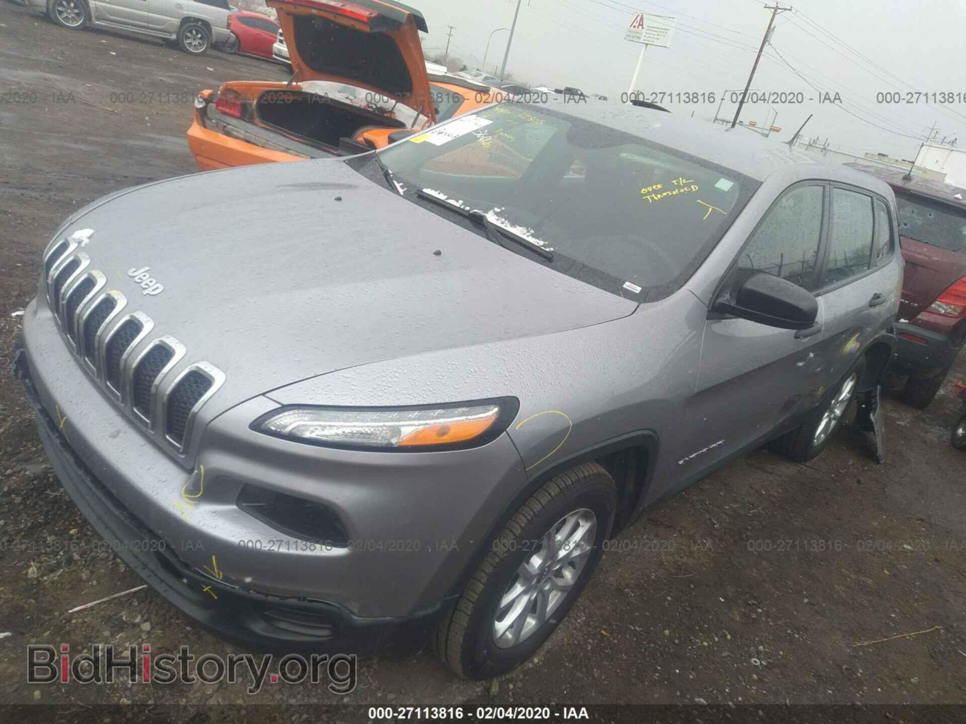 2014 JEEP CHEROKEE - VIN: 1C4PJMAB0EW187635 - Фото 2