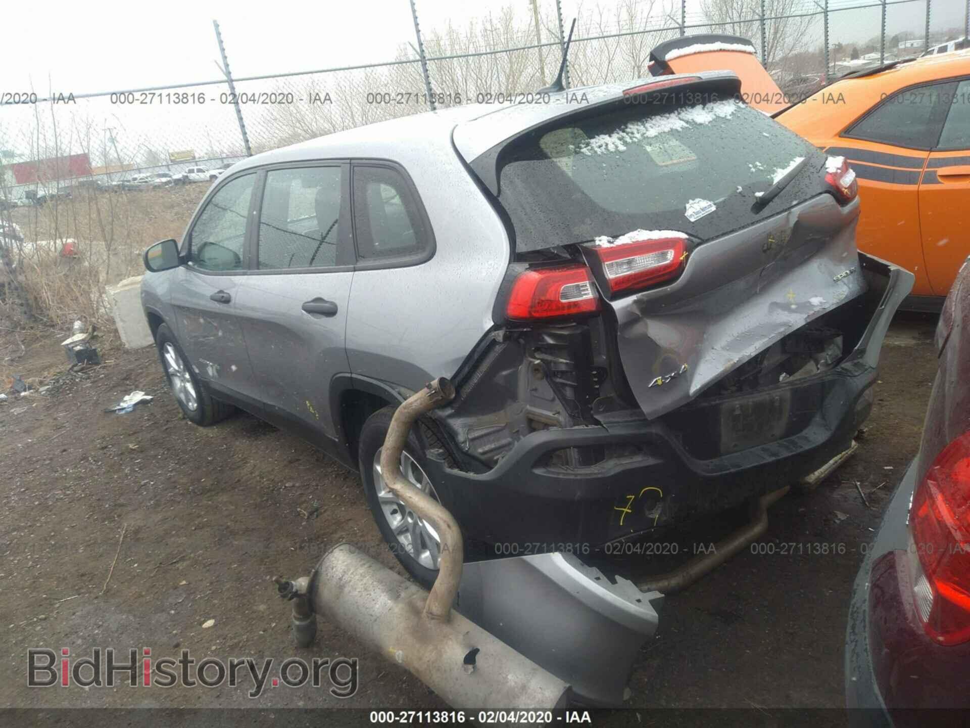 2014 JEEP CHEROKEE - VIN: 1C4PJMAB0EW187635 - Фото 3
