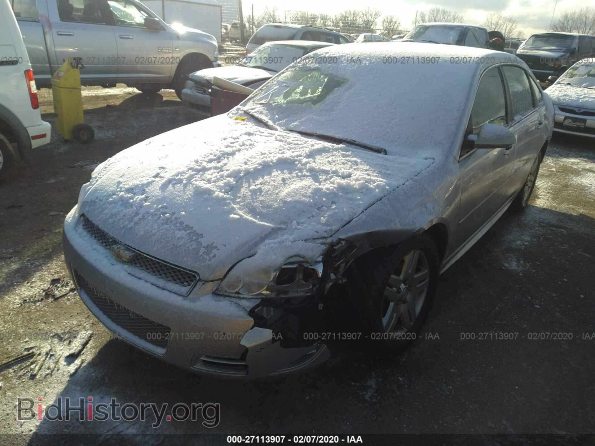 2012 CHEVROLET IMPALA - VIN: 2G1WG5E3XC1255570 - Фото 2