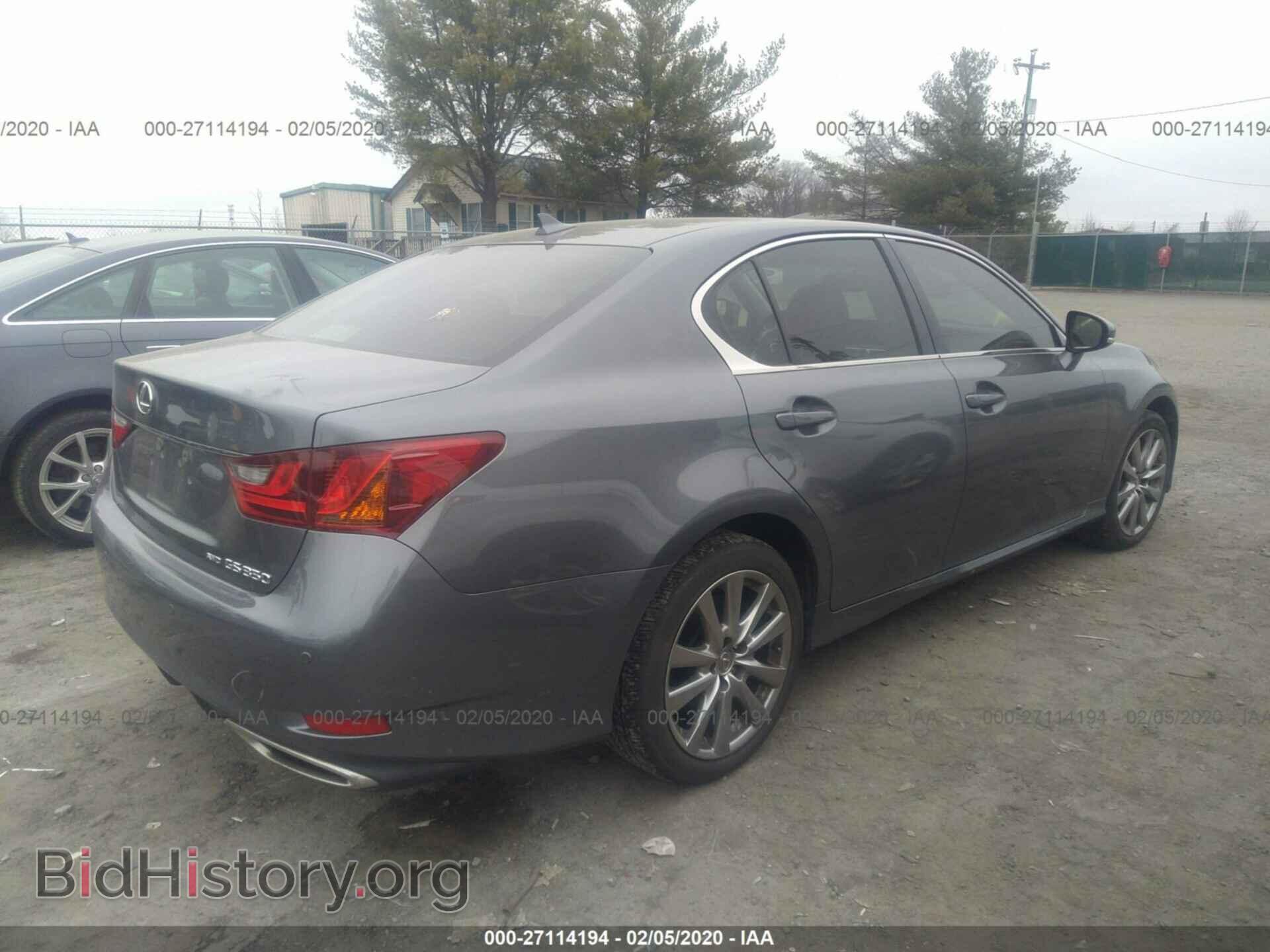 2013 LEXUS GS - VIN: JTHCE1BL0D5005105 - Фото 4