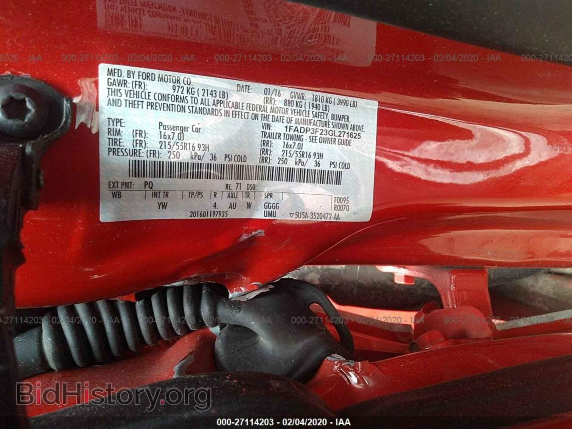2016 FORD FOCUS - VIN: 1FADP3F23GL271625 - Photo 9