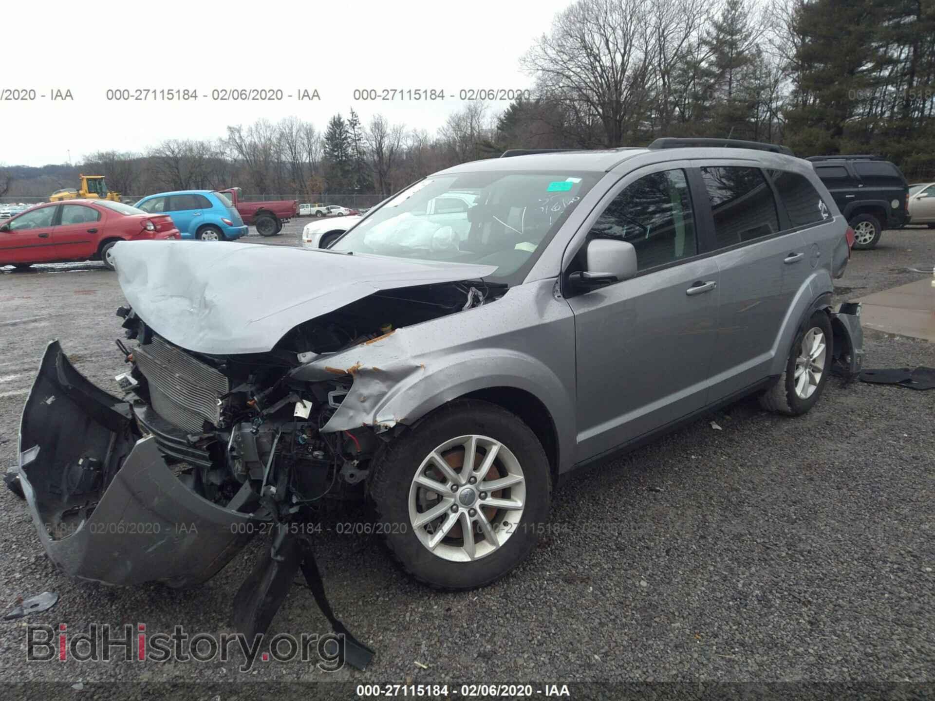 2016 DODGE JOURNEY - VIN: 3C4PDCBB0GT133003 - Фото 2