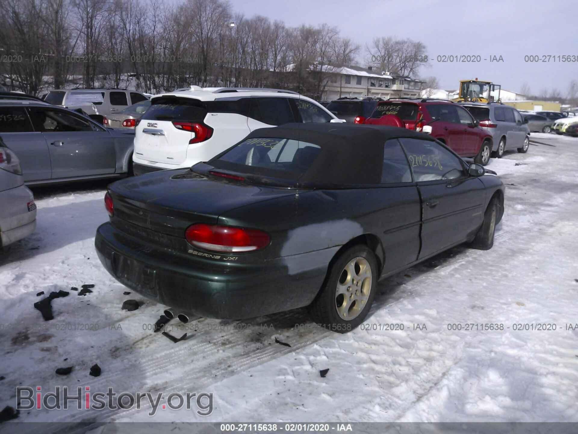 1998 CHRYSLER SEBRING - VIN: 3C3EL55H4WT312475 - Фото 4