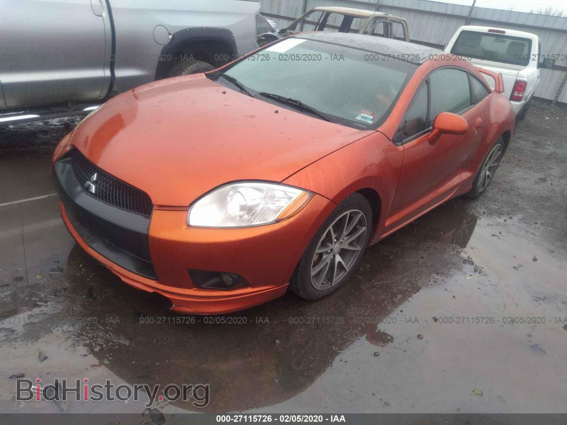 2011 MITSUBISHI ECLIPSE - VIN: 4A31K5DF3BE018263 - Фото 2