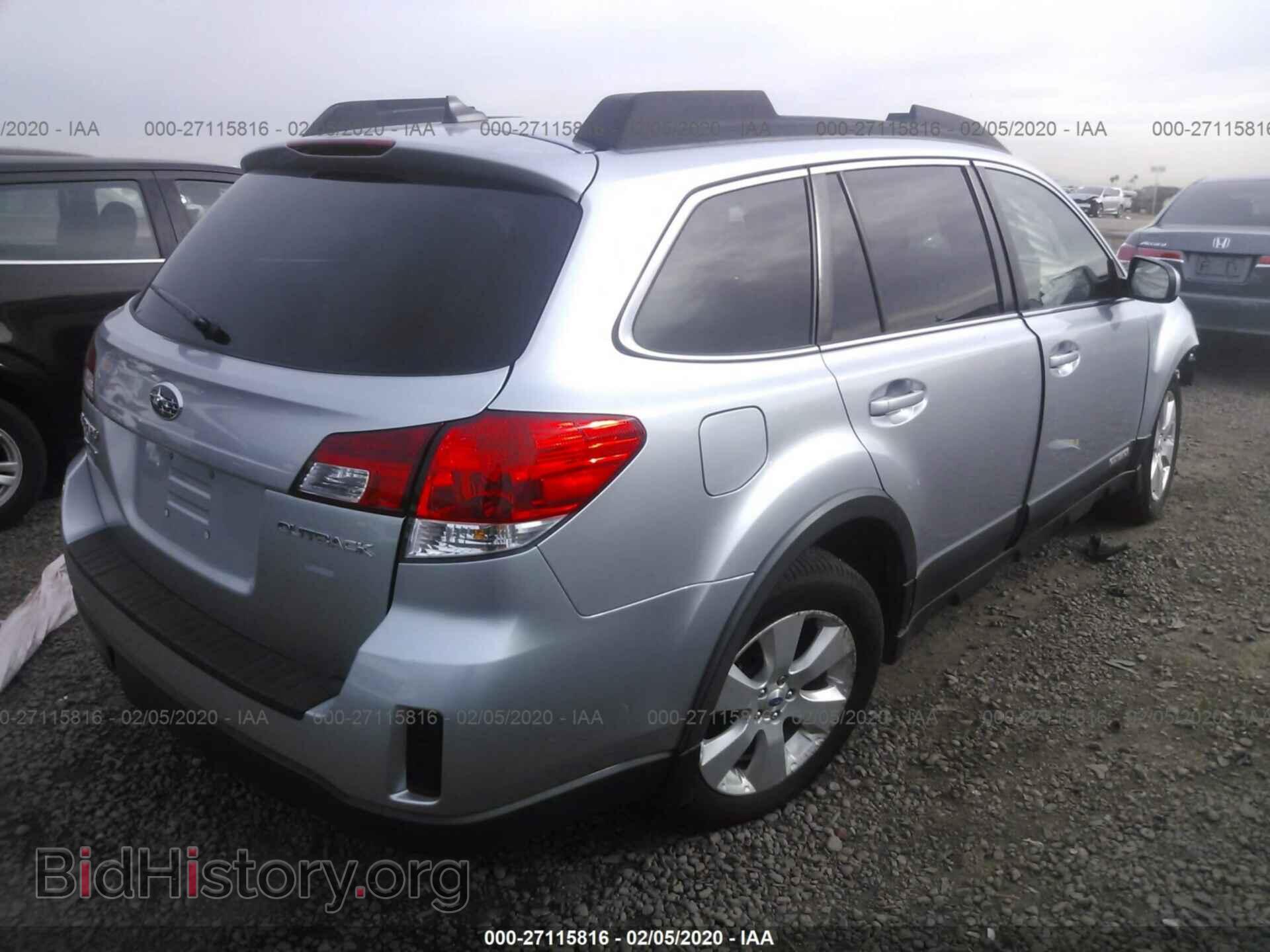 2012 SUBARU OUTBACK - VIN: 4S4BRCKC3C3249401 - Фото 4