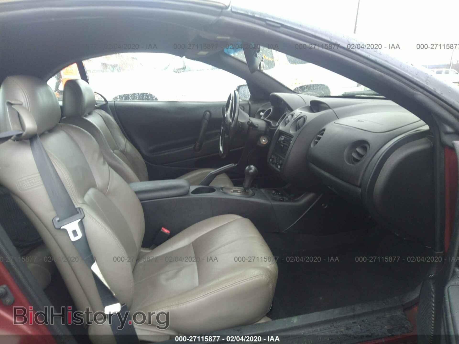 2004 MITSUBISHI ECLIPSE - VIN: 4A3AE75H34E115596 - Фото 5