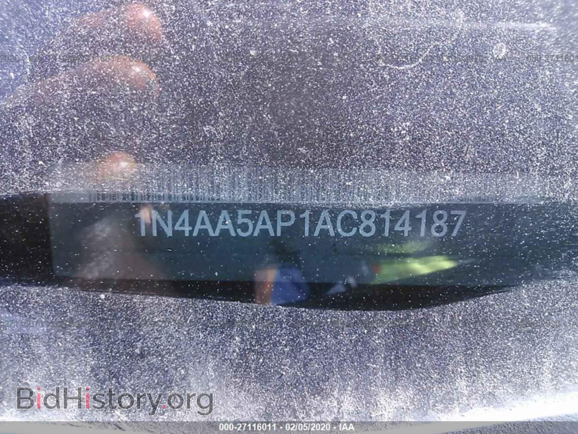 2010 NISSAN MAXIMA - VIN: 1N4AA5AP1AC814187 - Фото 9