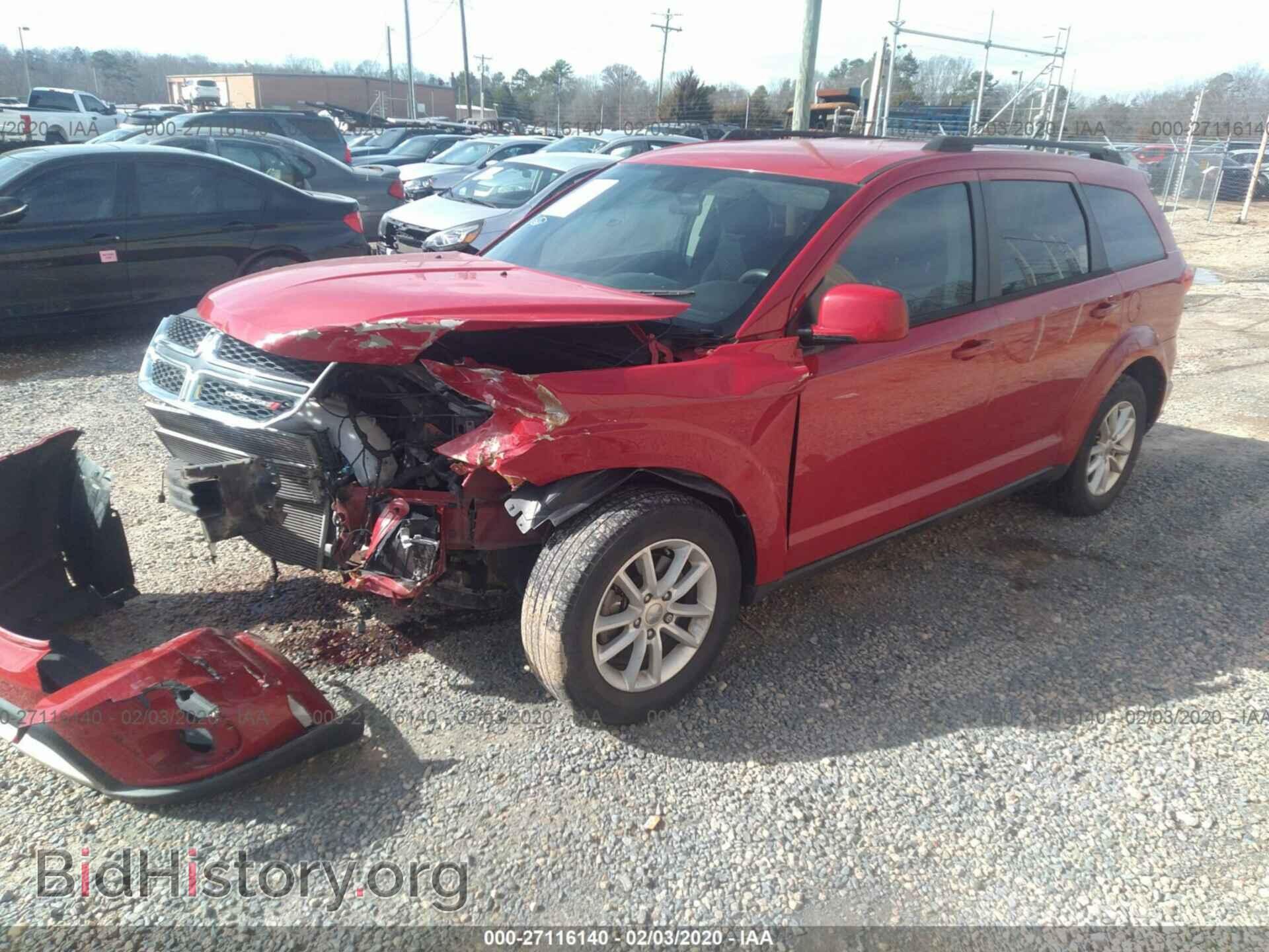 2013 DODGE JOURNEY - VIN: 3C4PDCBB1DT503743 - Фото 2