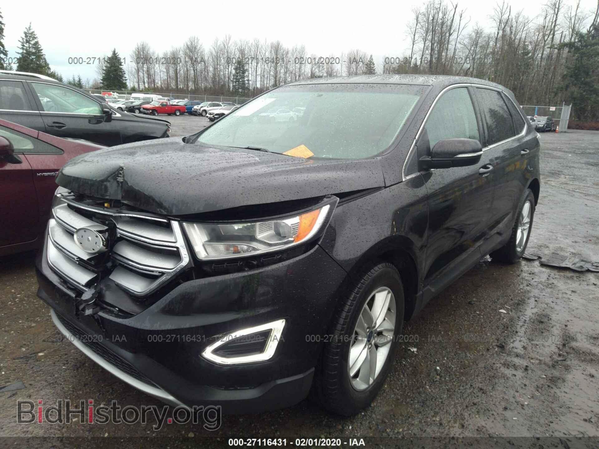 2015 FORD EDGE - VIN: 2FMTK4J93FBB27839 - Фото 2