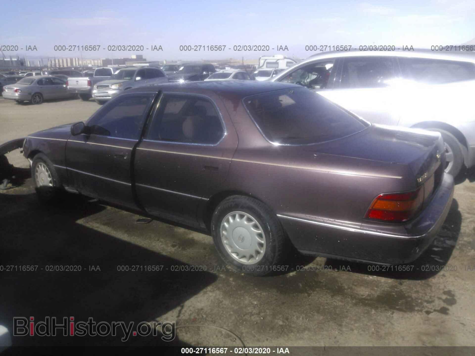 1991 LEXUS LS - VIN: JT8UF11E6M0097614 - Фото 3